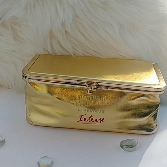 Jean Paul Gaultier Handbags - EUC Jean Paul Gaultier Expandable Cosmetics Case